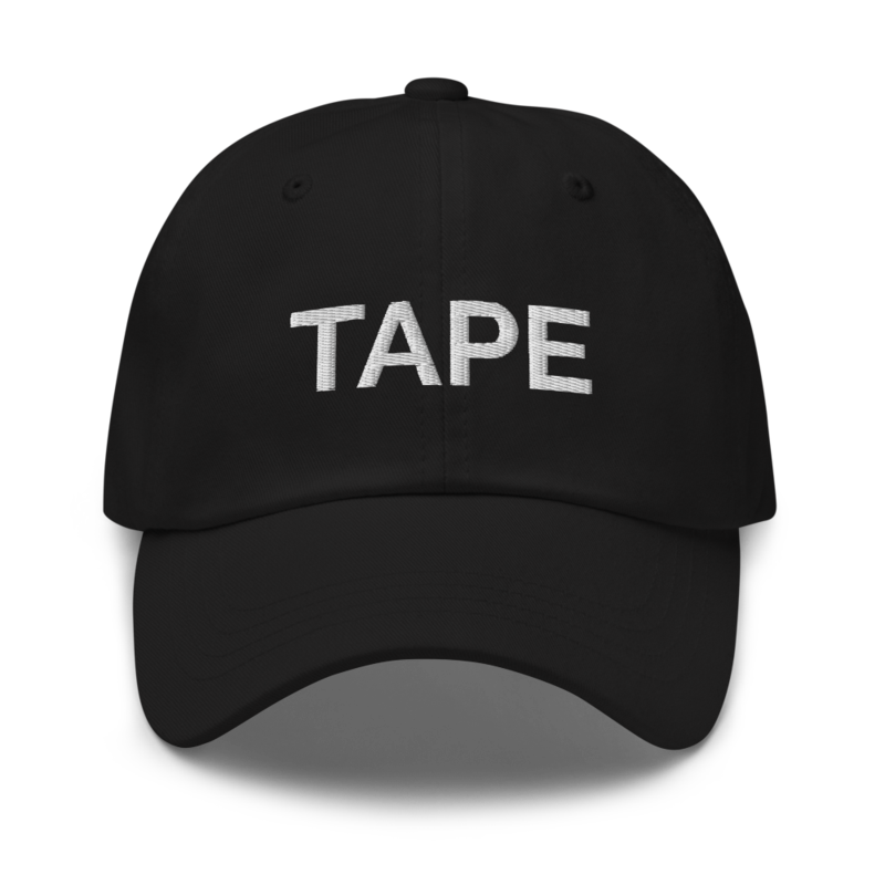 Tape Hat - Black