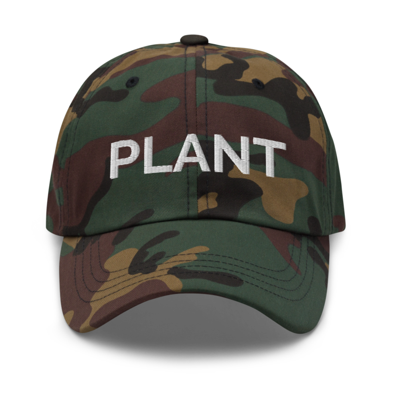 Plant Hat - Green Camo