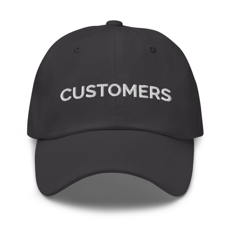 Customers Hat - Dark Grey