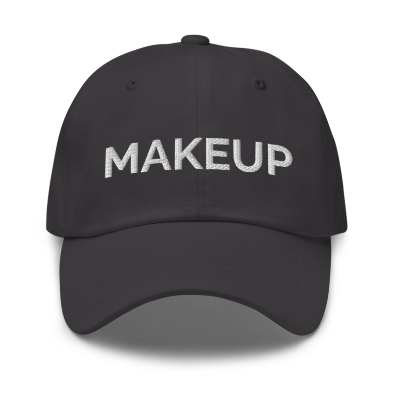 Makeup Hat - Dark Grey