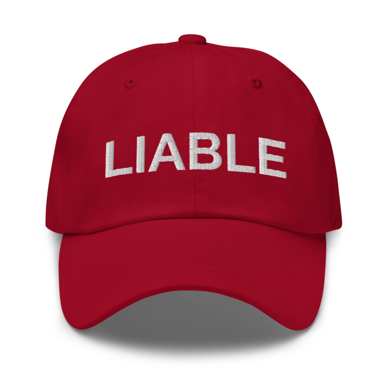 Liable Hat - Cranberry