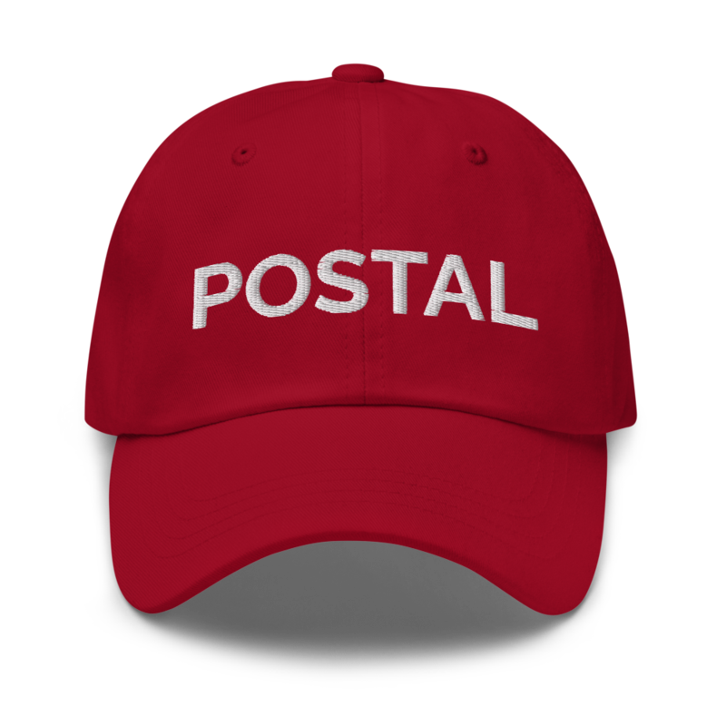Postal Hat - Cranberry