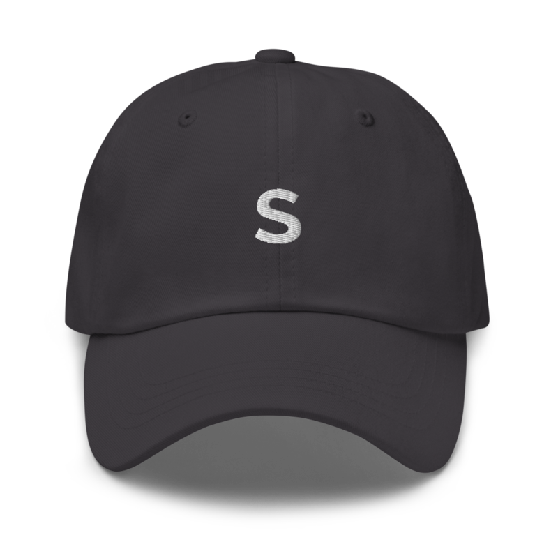 S Hat - Dark Grey