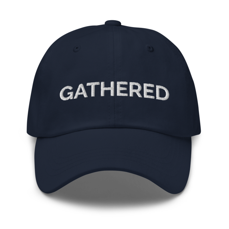 Gathered Hat - Navy