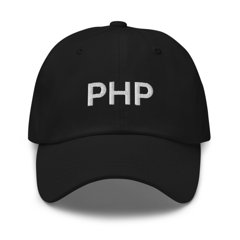 Php Hat - Black