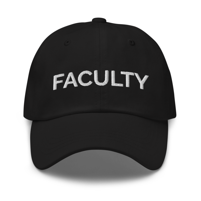 Faculty Hat - Black