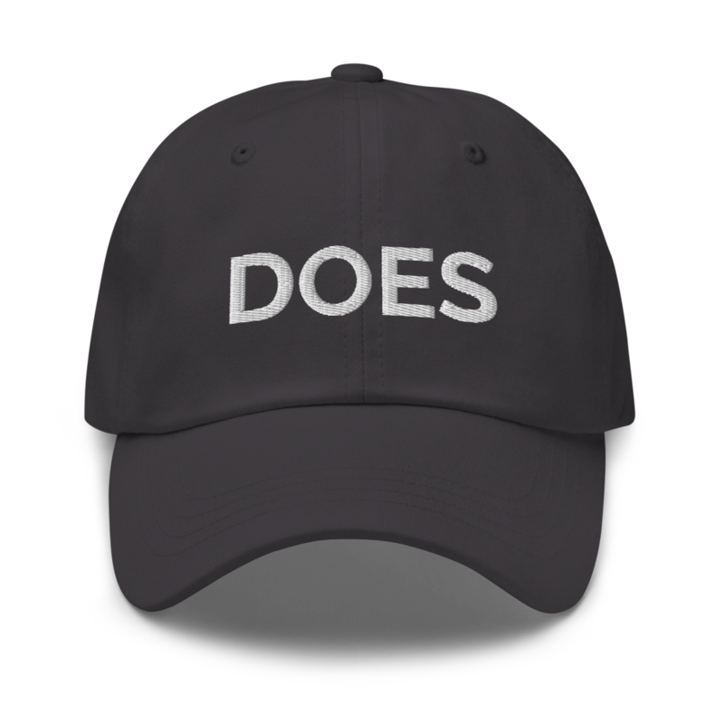 Does Hat - Dark Grey