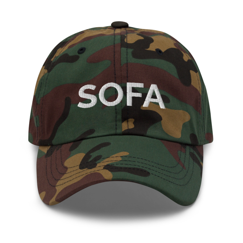 Sofa Hat - Green Camo