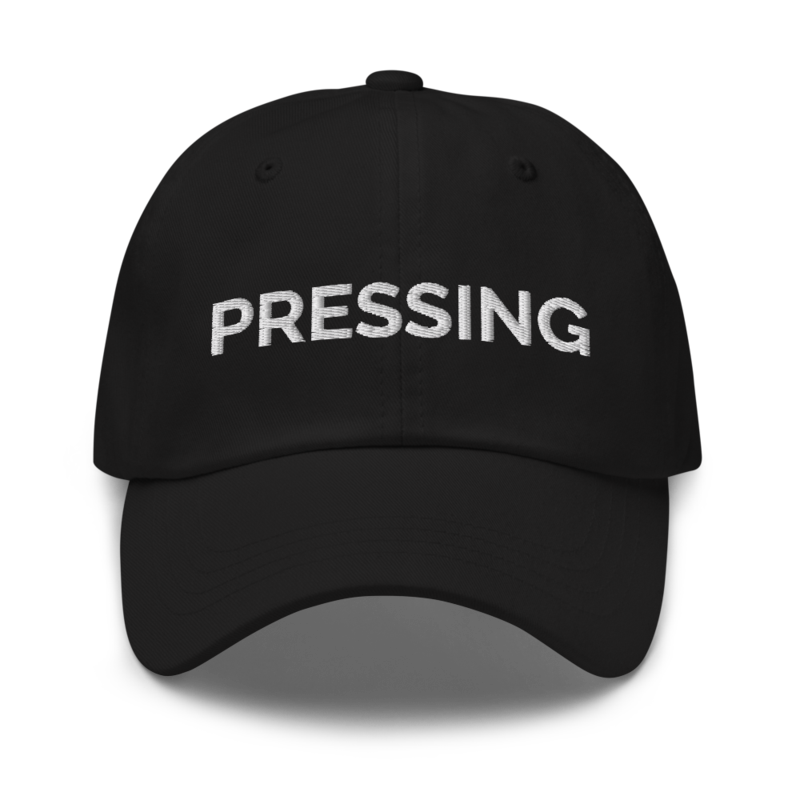 Pressing Hat - Black