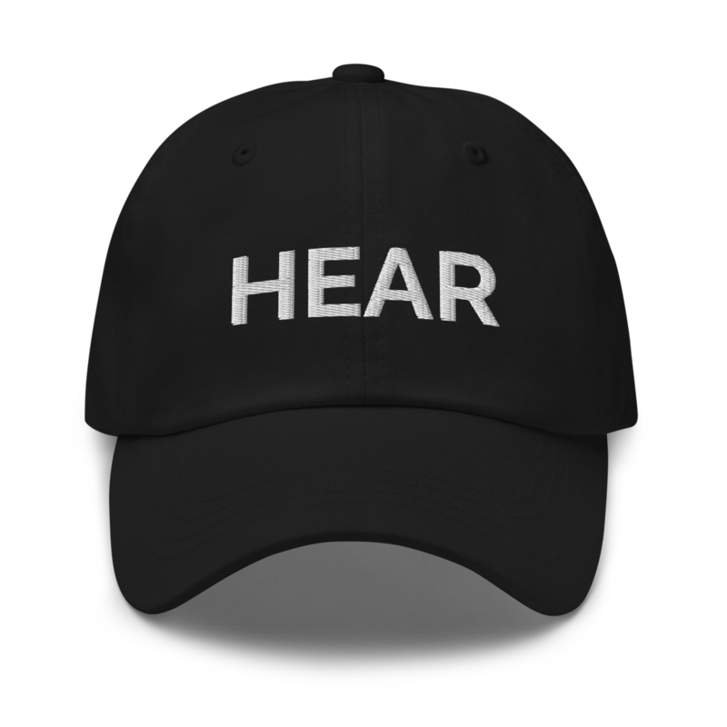 Hear Hat - Black