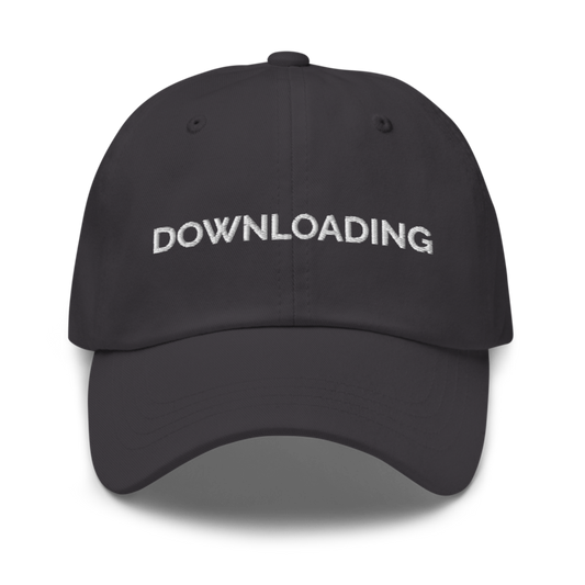 Downloading Hat - Dark Grey