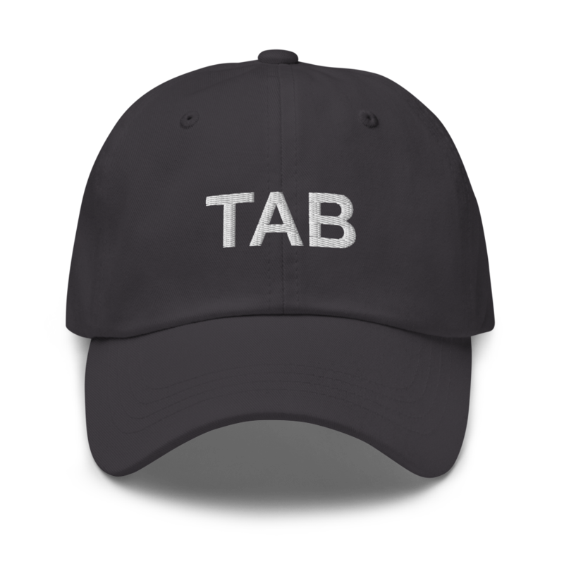 Tab Hat - Dark Grey