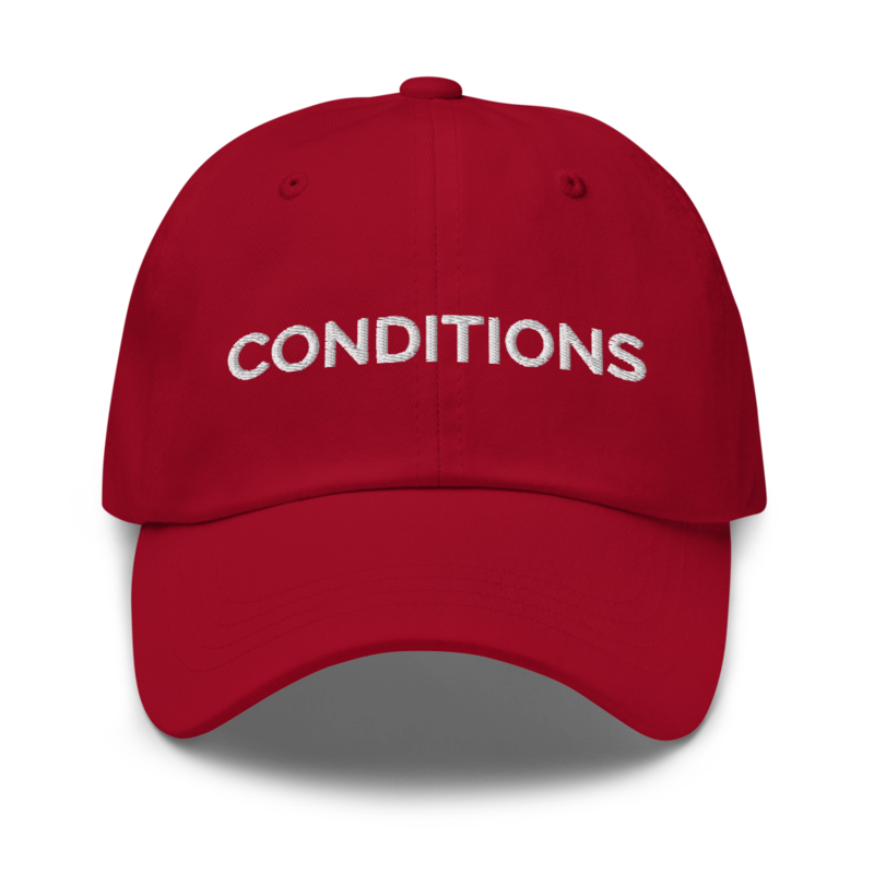 Conditions Hat - Cranberry