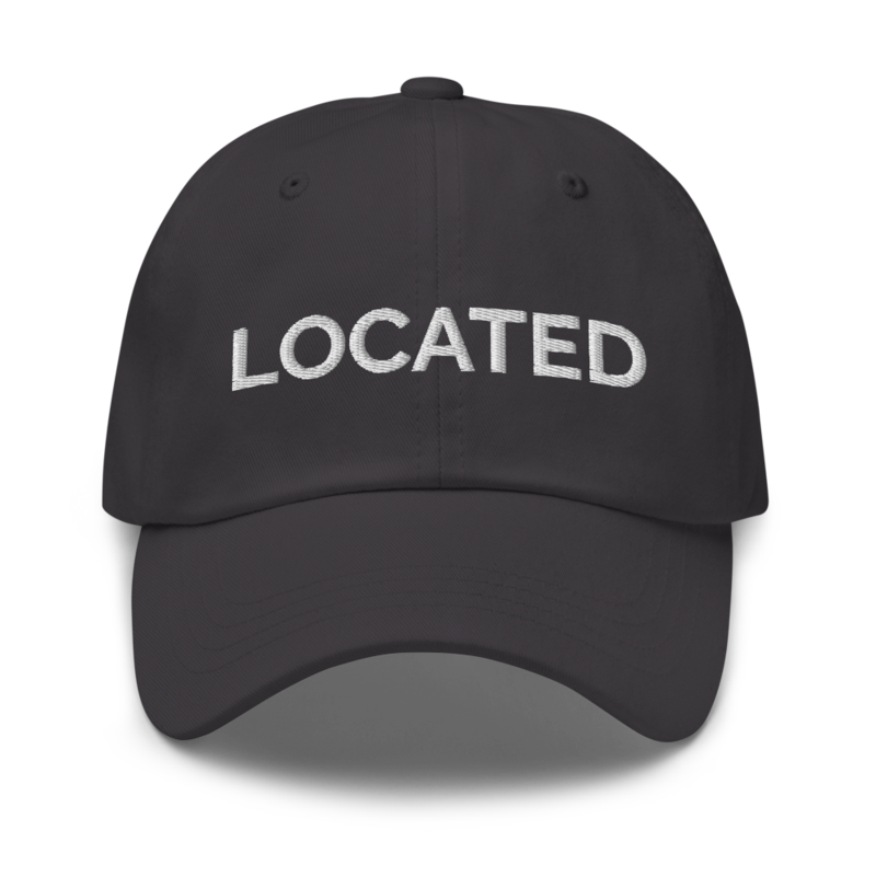 Located Hat - Dark Grey