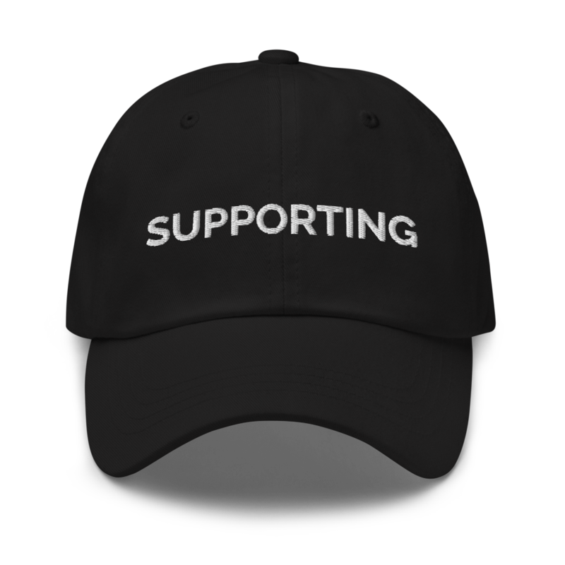 Supporting Hat - Black