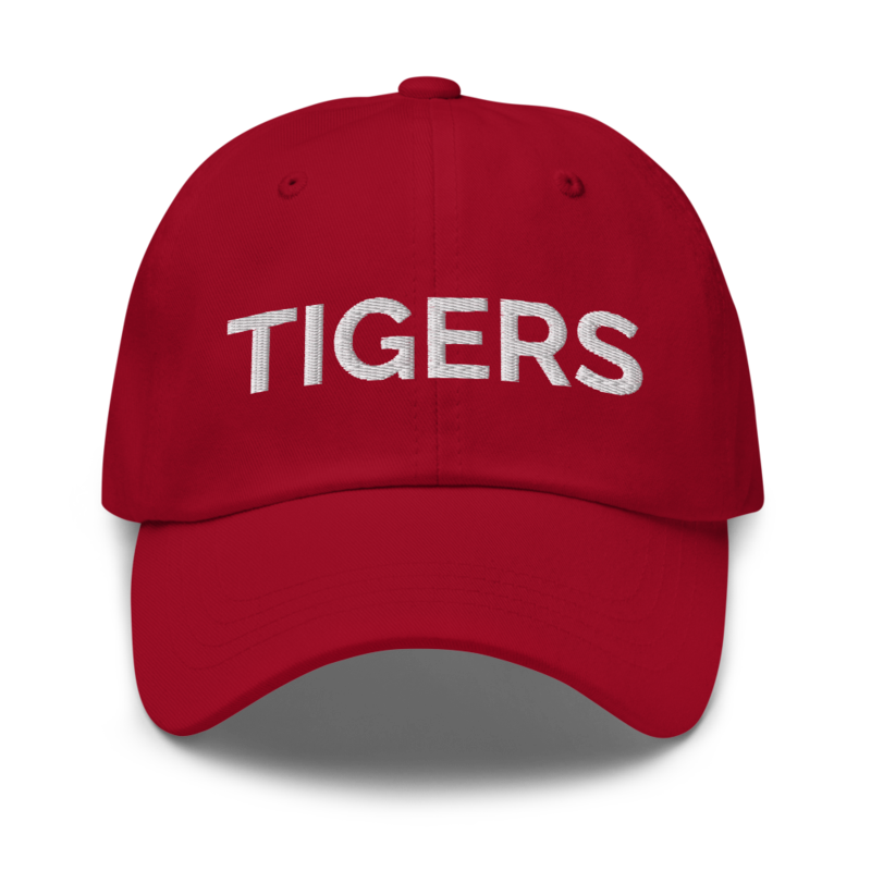 Tigers Hat - Cranberry