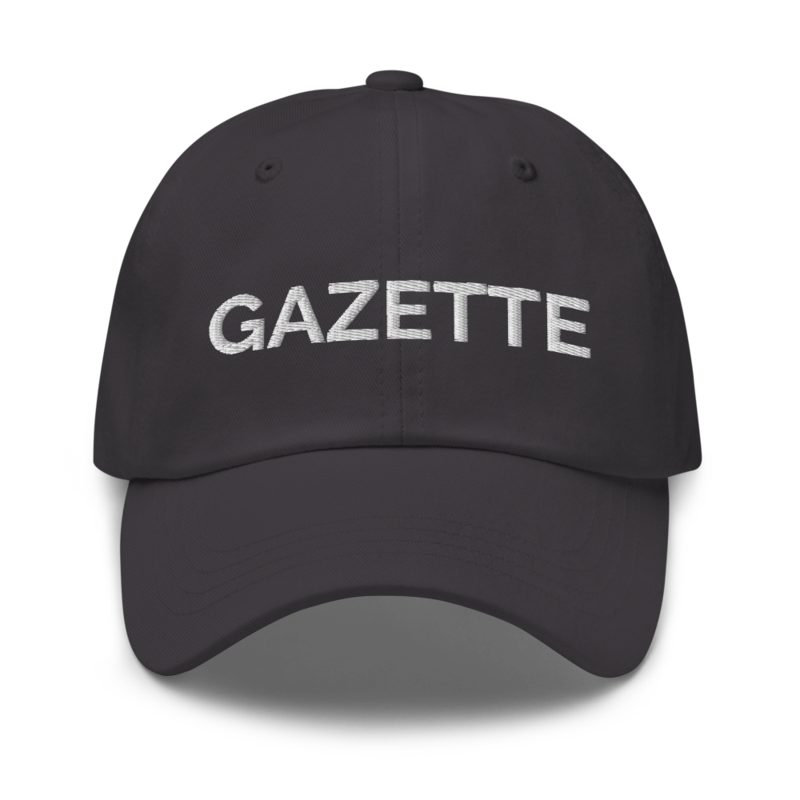 Gazette Hat - Dark Grey