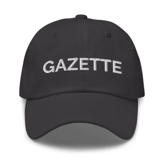 Gazette Hat - Dark Grey