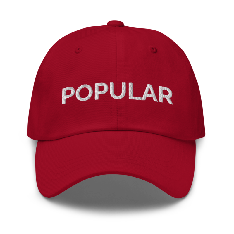 Popular Hat - Cranberry