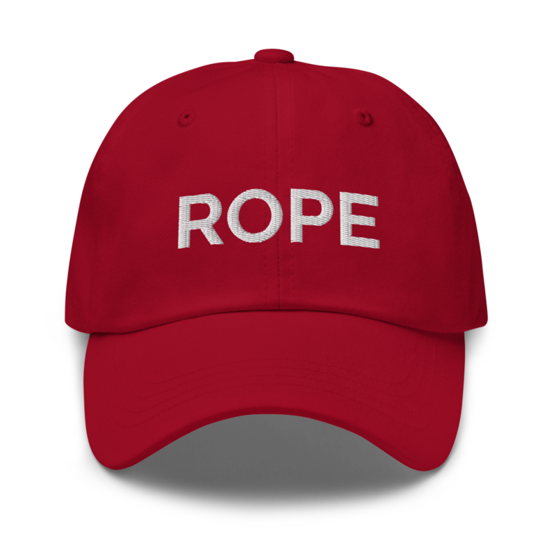 Rope Hat - Cranberry