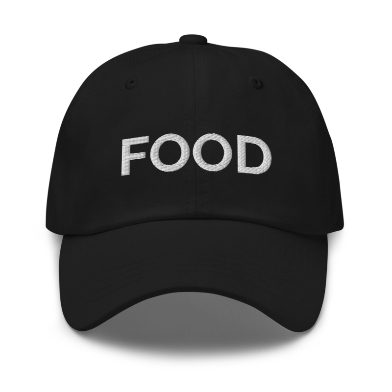 Food Hat - Black