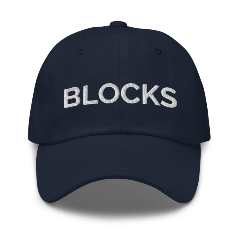 Blocks Hat - Navy