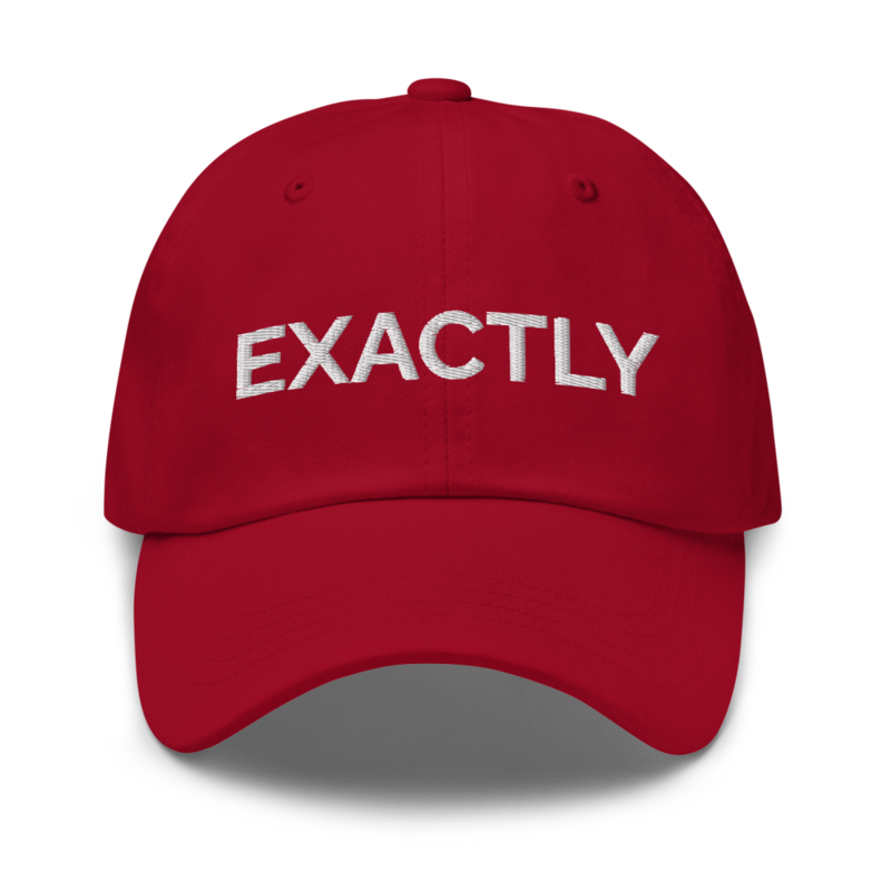 Exactly Hat - Cranberry