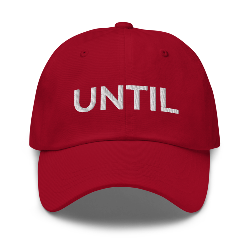 Until Hat - Cranberry