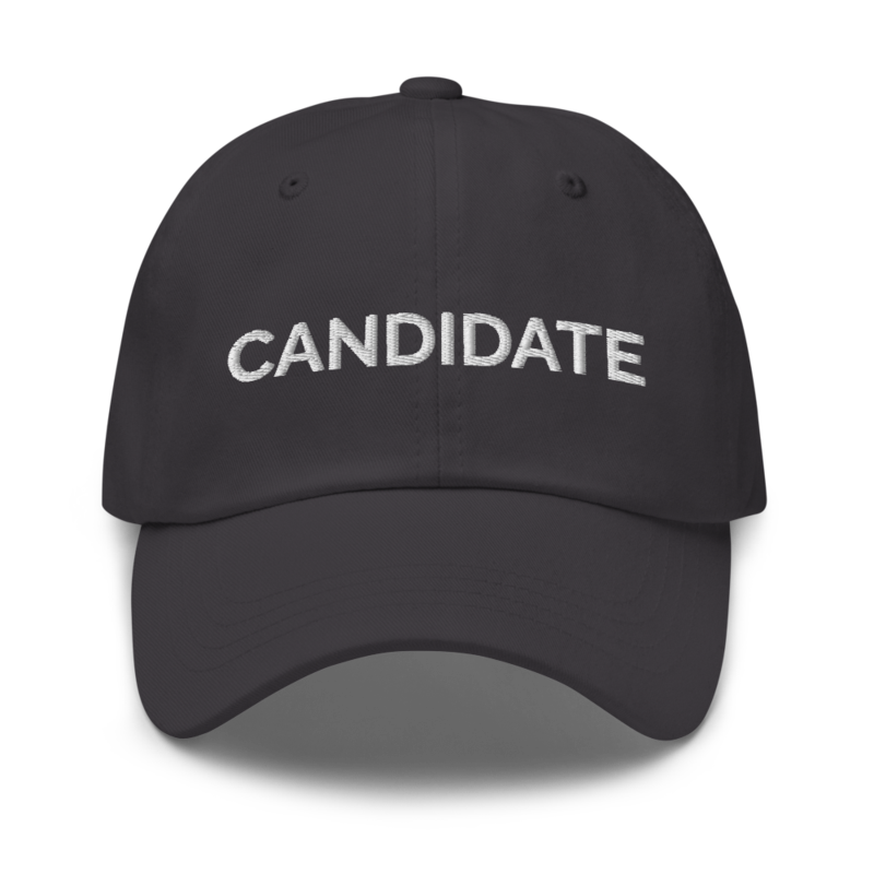 Candidate Hat - Dark Grey