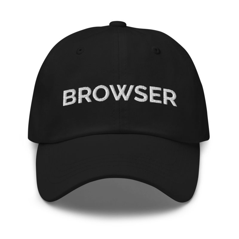 Browser Hat - Black