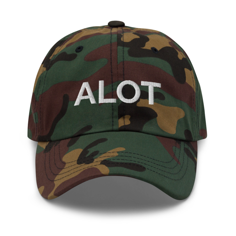 Alot Hat - Green Camo