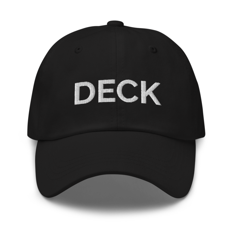 Deck Hat - Black