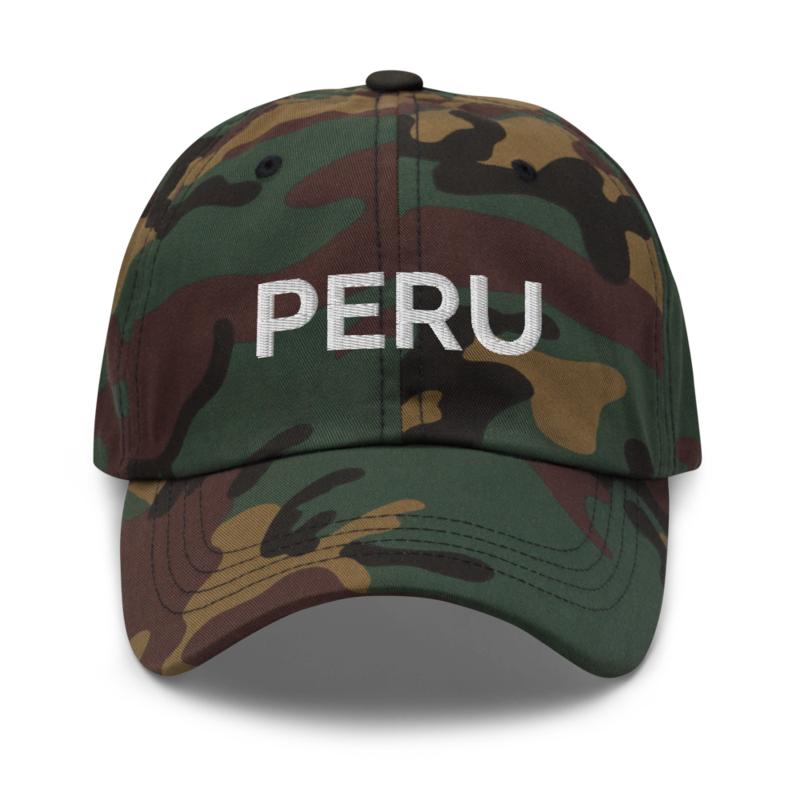 Peru Hat - Green Camo