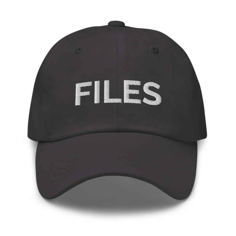 Files Hat - Dark Grey