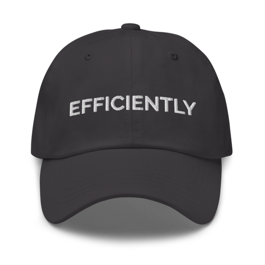 Efficiently Hat - Dark Grey