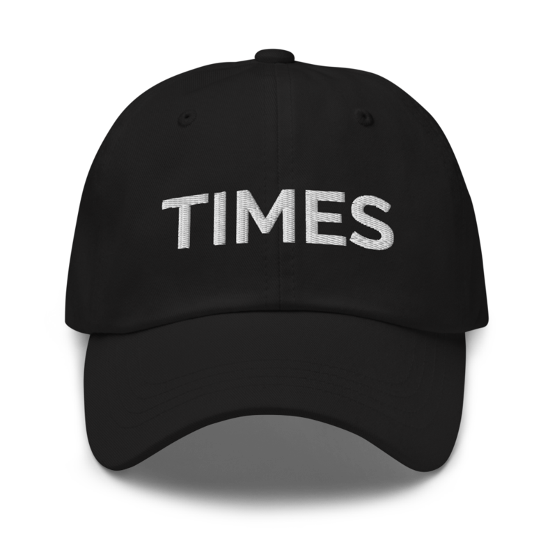 Times Hat - Black