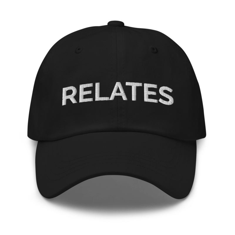 Relates Hat - Black