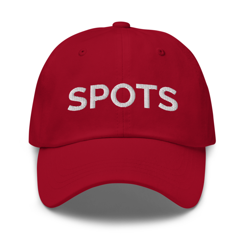 Spots Hat - Cranberry