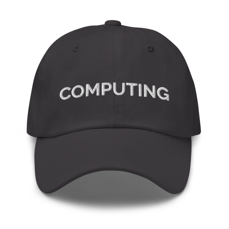 Computing Hat - Dark Grey