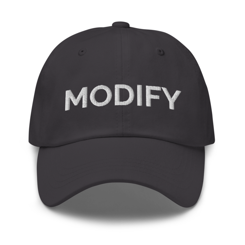 Modify Hat - Dark Grey