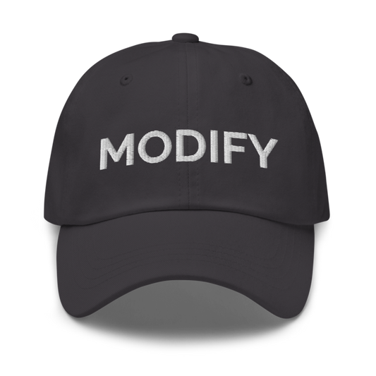 Modify Hat - Dark Grey