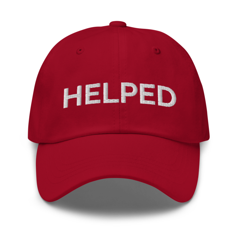 Helped Hat - Cranberry