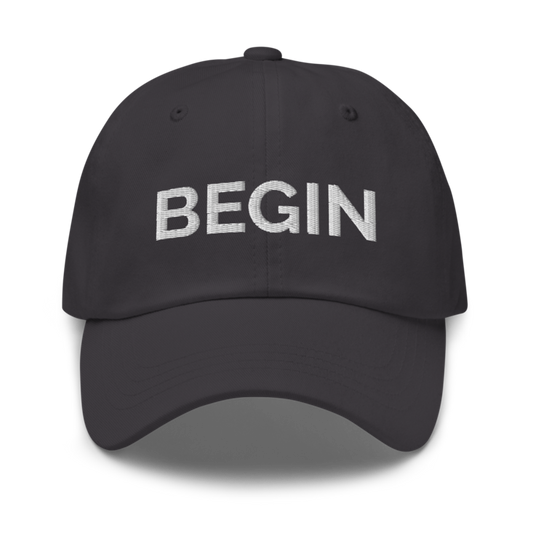 Begin Hat - Dark Grey