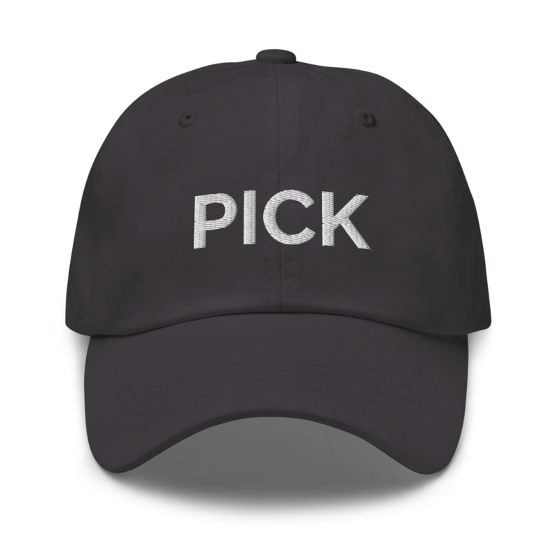 Pick Hat - Dark Grey