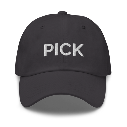 Pick Hat - Dark Grey