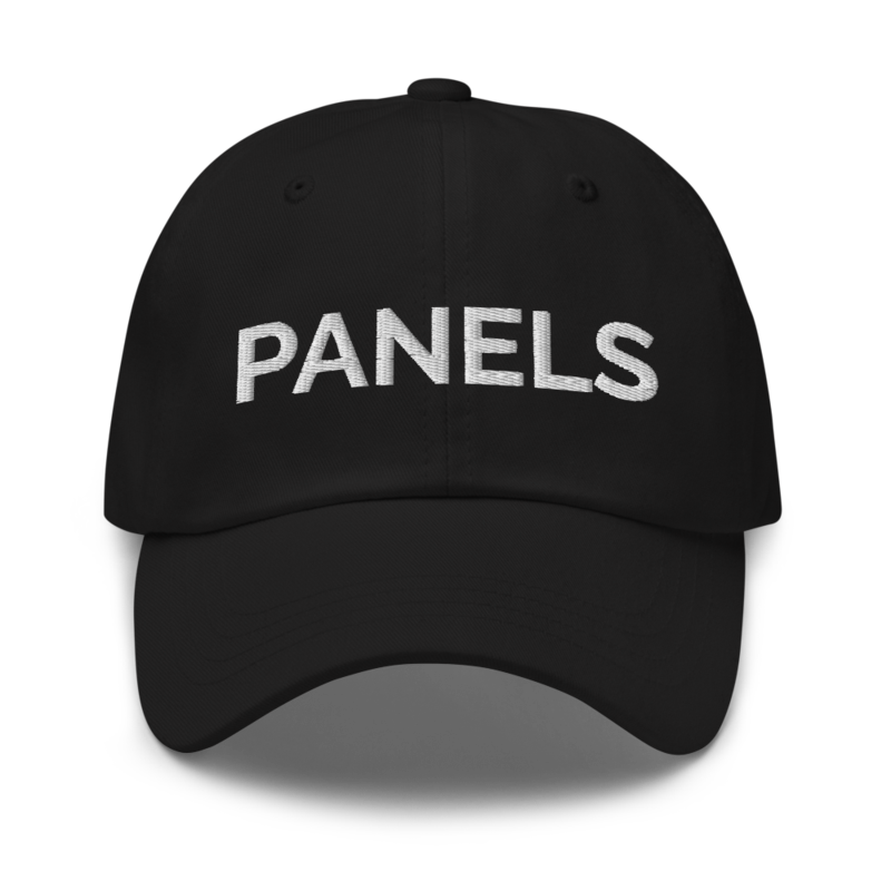 Panels Hat - Black