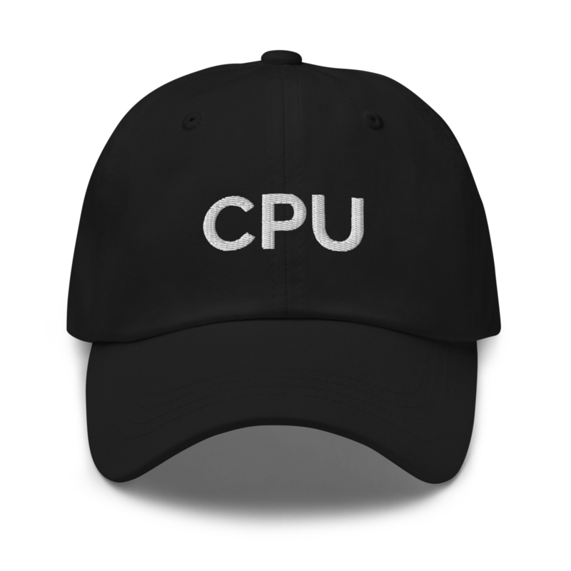 Cpu Hat - Black