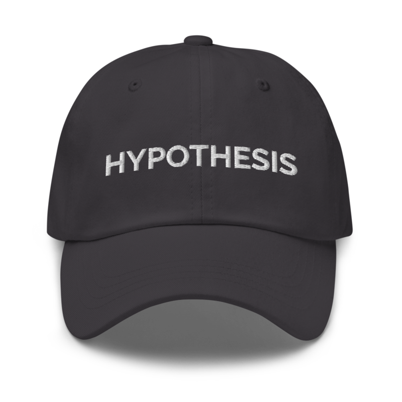 Hypothesis Hat - Dark Grey