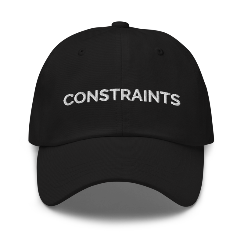 Constraints Hat - Black