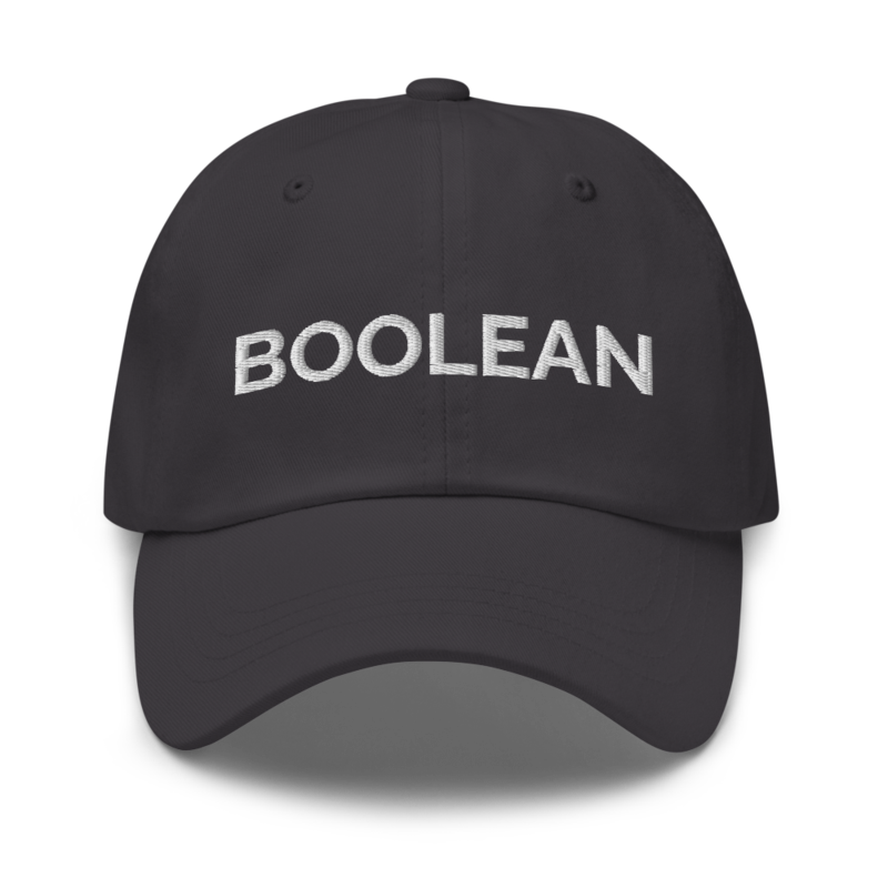 Boolean Hat - Dark Grey